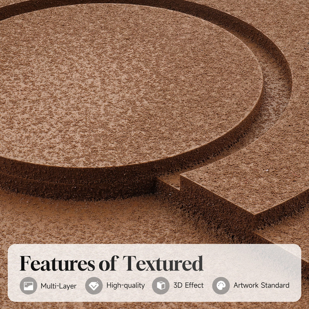 Basalt 3D Wall Art Trio