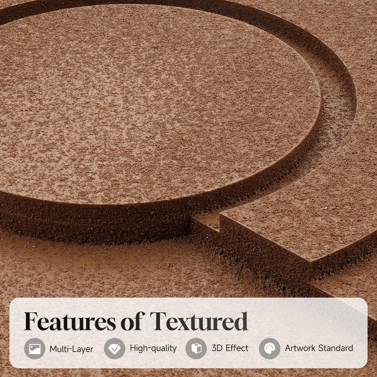 Basalt 3D Wall Art Trio