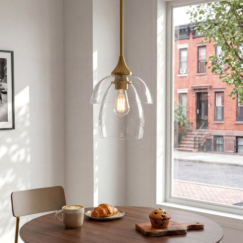 1-Light Pendant Lighting, Modern Island Chandelier Ceiling Light Fixture with Unique Design