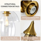 1-Light Pendant Lighting, Modern Island Chandelier Ceiling Light Fixture with Unique Design