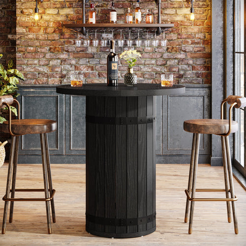 39.4" Round Bistro Bar Table