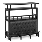 Curved Home Bar Unit with Footrest