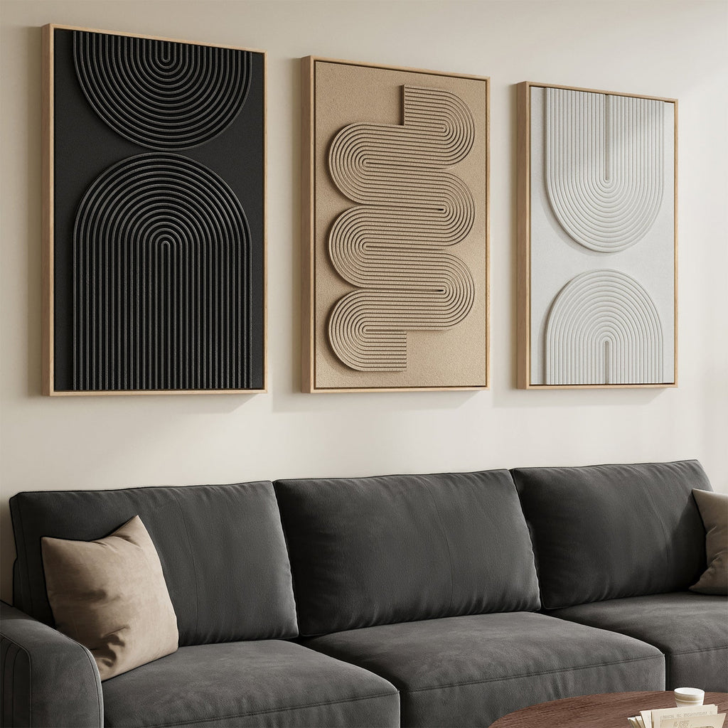 Boheme 3D Wall Art Trio
