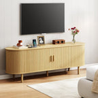 Marlow 63in Sliding Flutted Door TV Stand