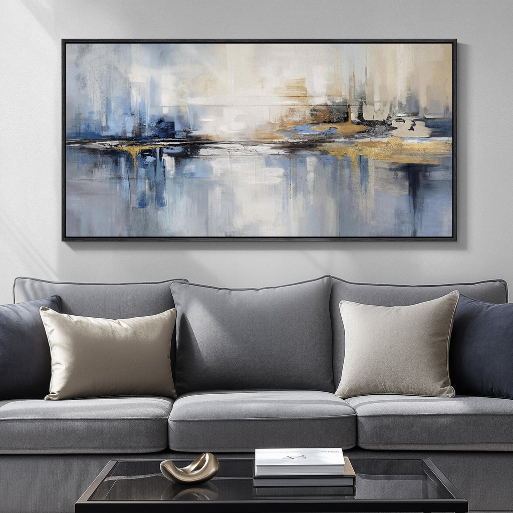 Azure Abstract Wall Art