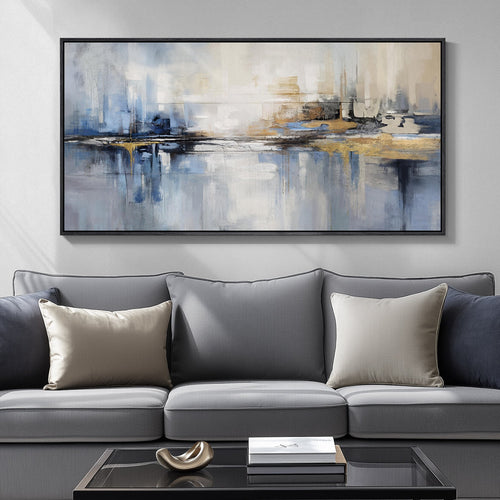 Azure Abstract Wall Art