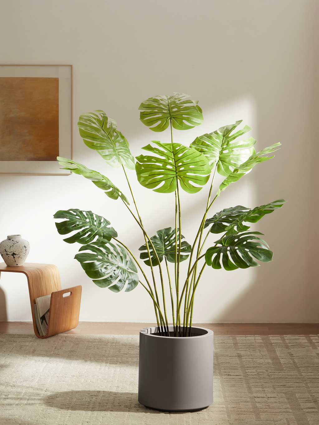Ravellora Faux Monstera Plant