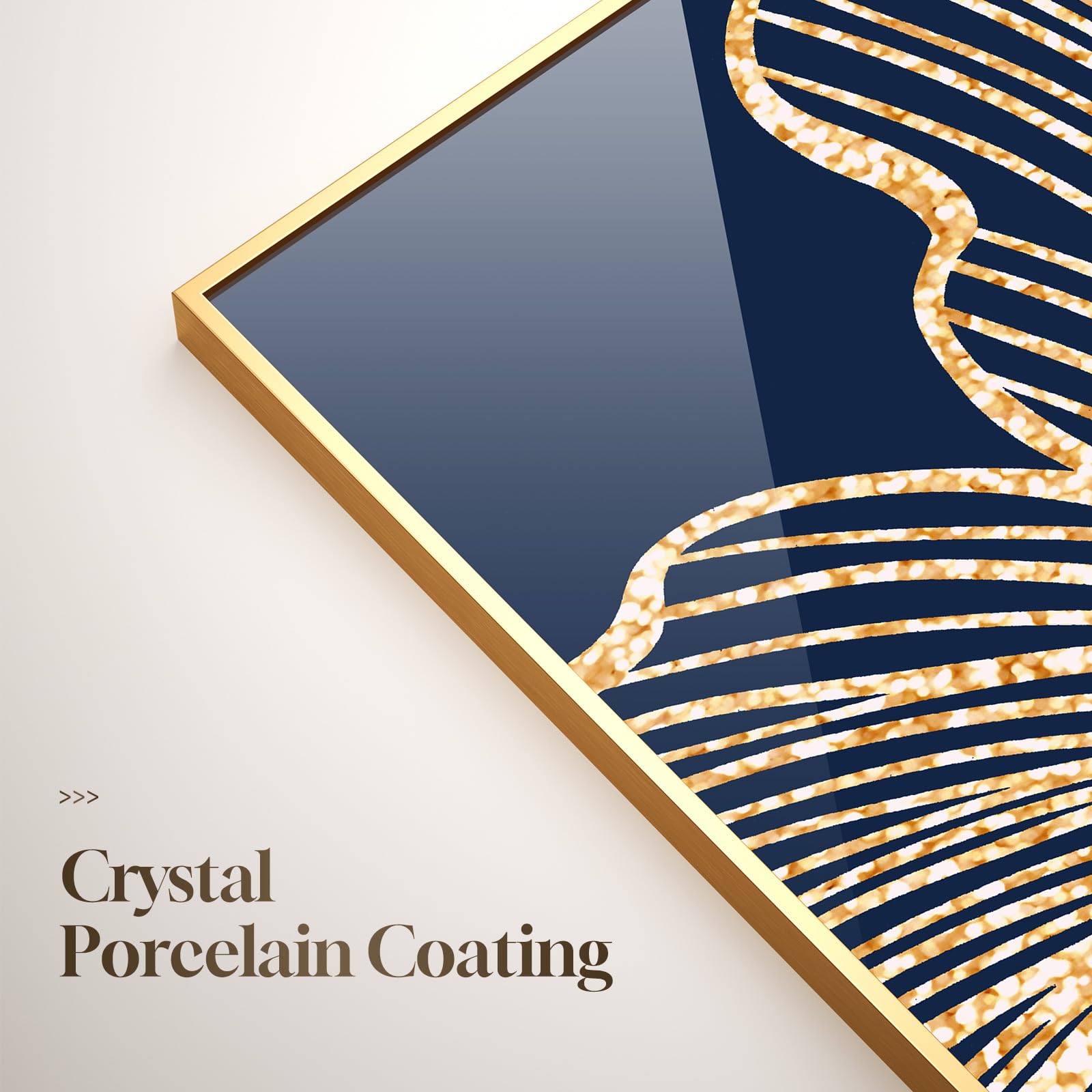 Ginkgo Navy Leaf Wall Art