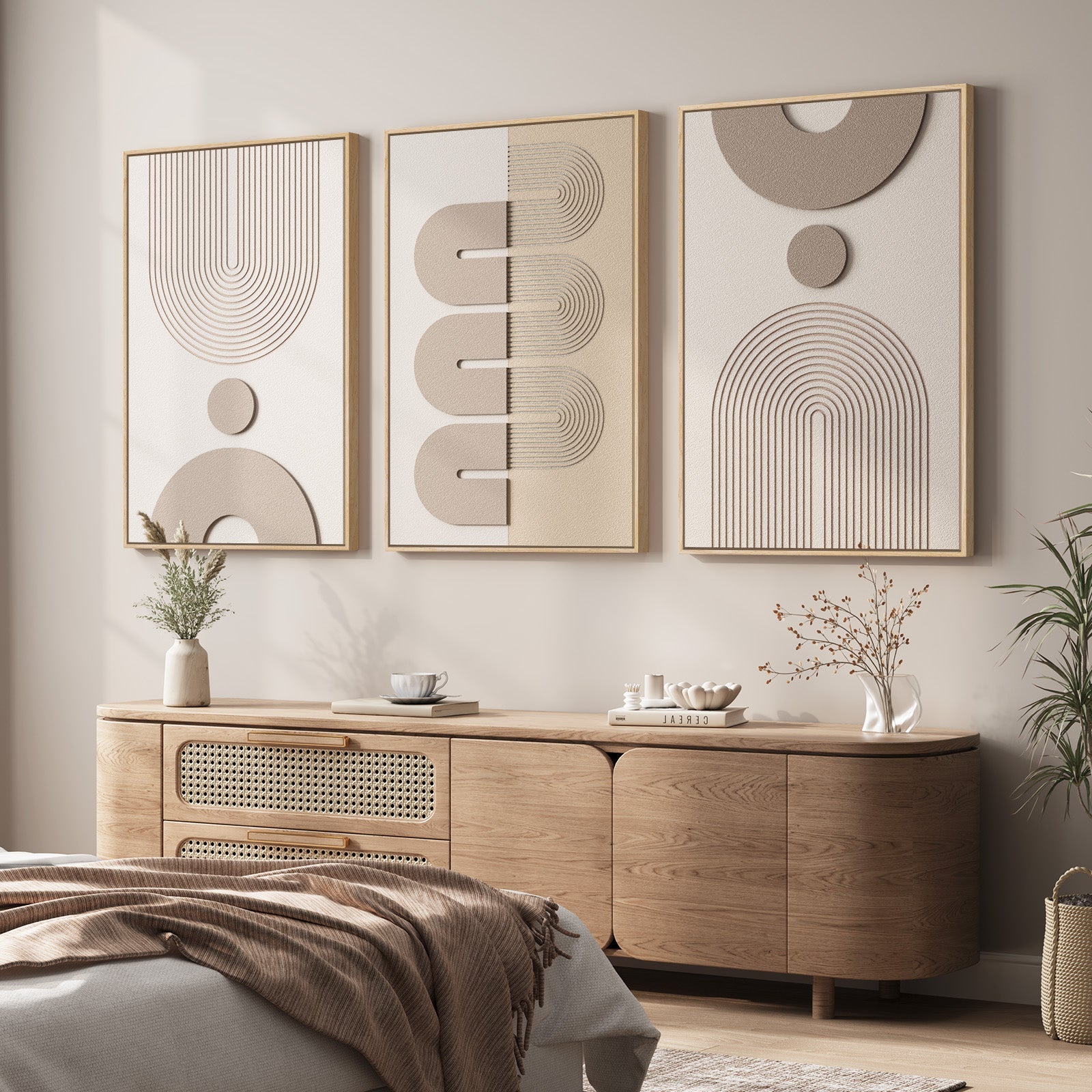 Sienna 3D Wall Art Trio