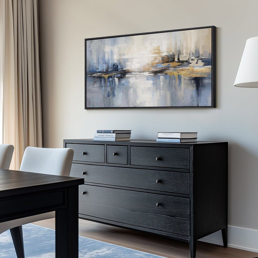 Azure Abstract Wall Art