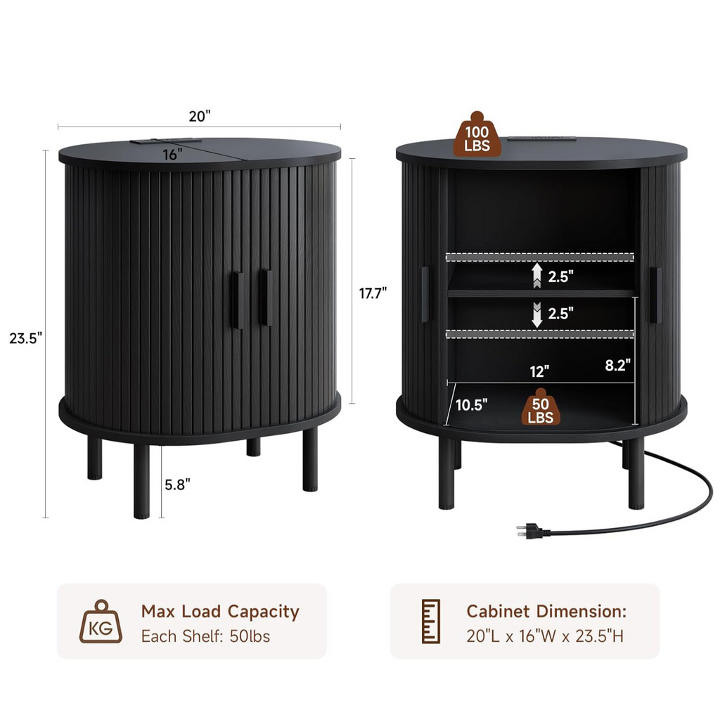 Nook Charging Station Side Table