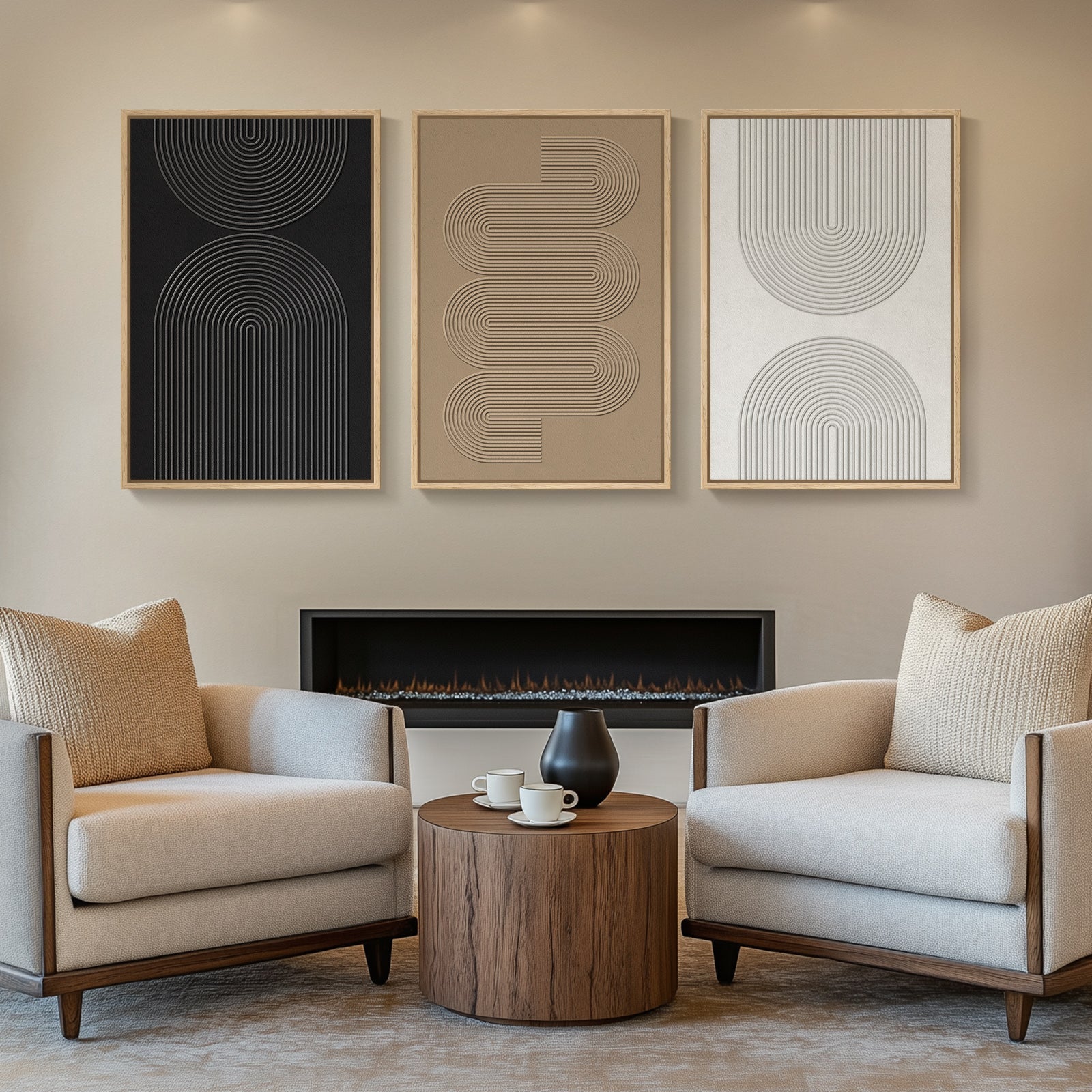 Boheme 3D Wall Art Trio
