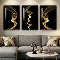 Aurelia Black & Gold Wall Art