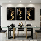 Aurelia Black & Gold Wall Art