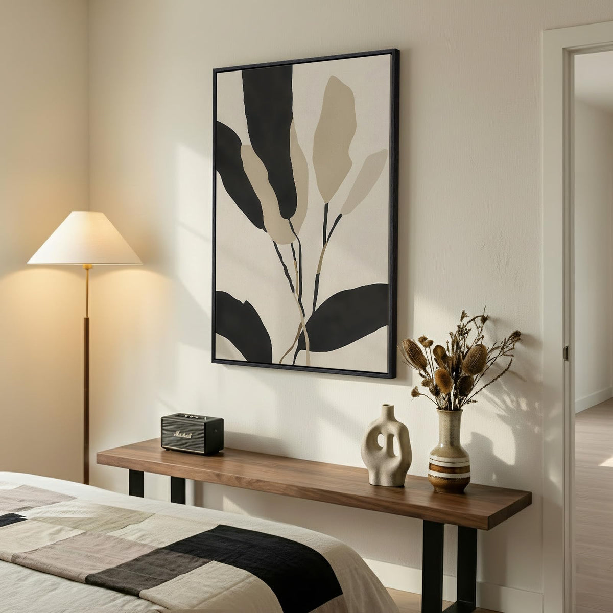 Fern Boho Botanical Canvas