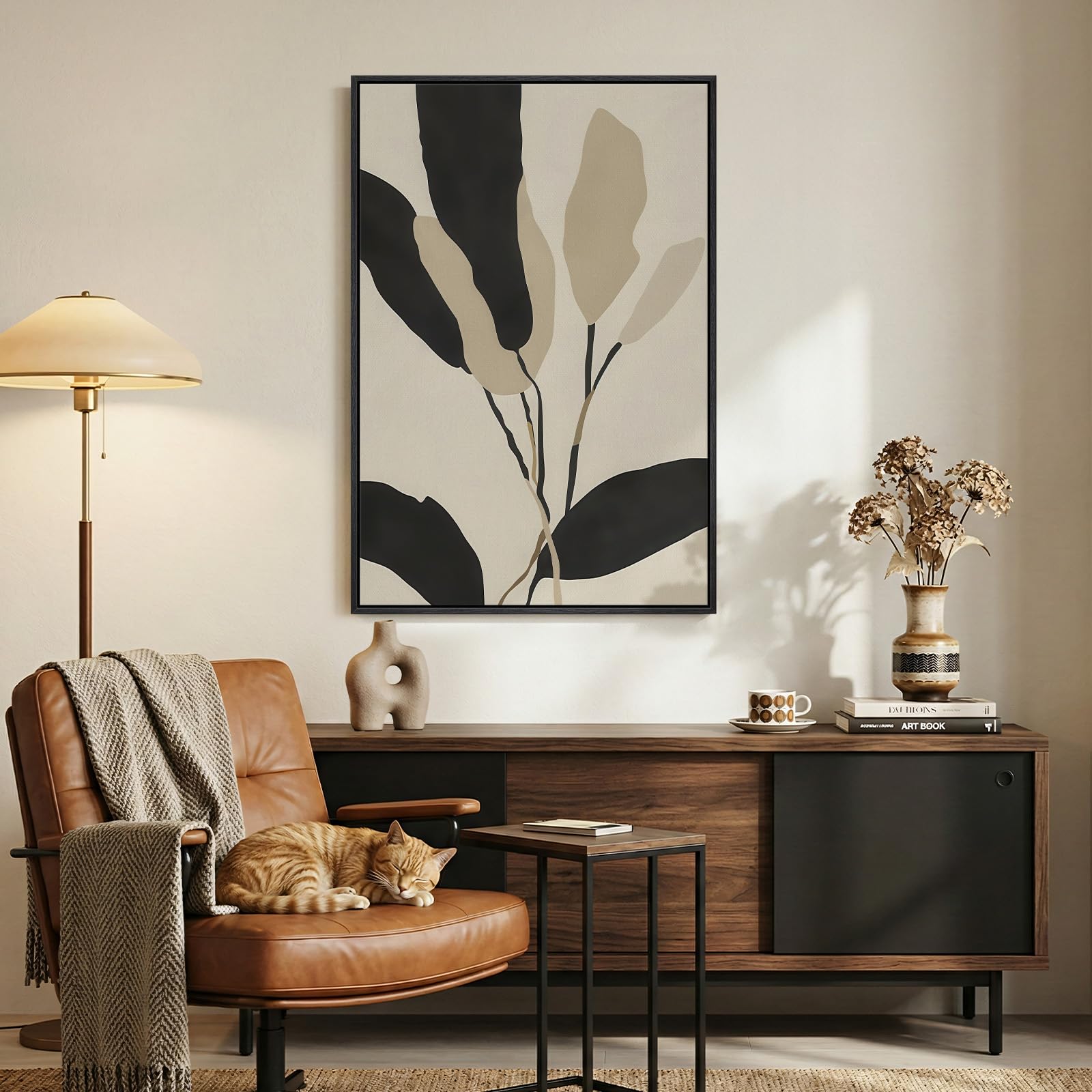Fern Boho Botanical Canvas