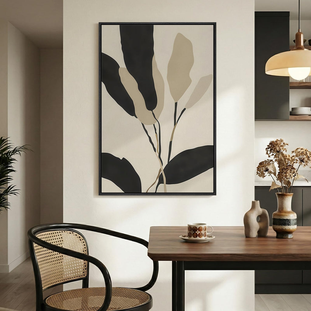 Fern Boho Botanical Canvas