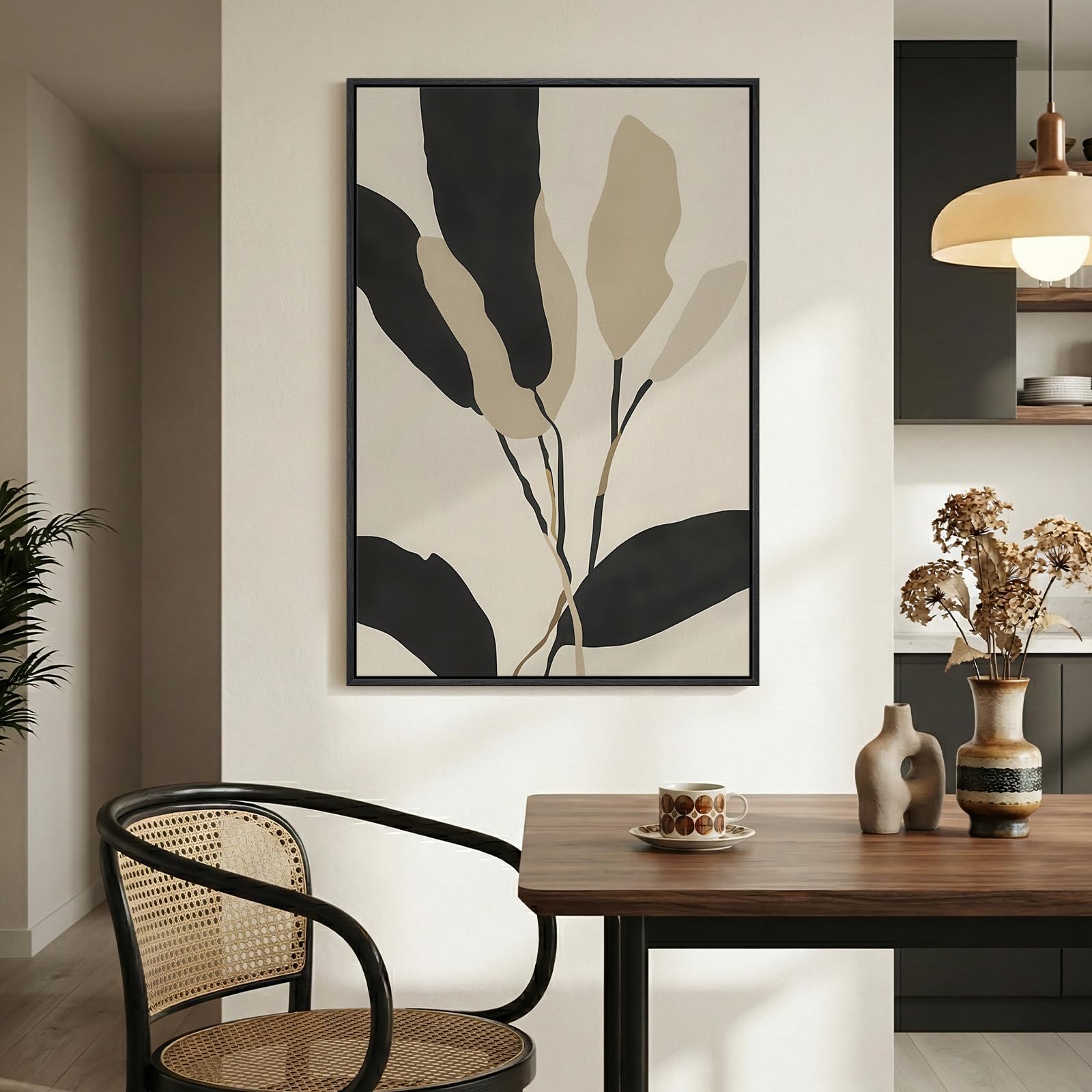 Fern Boho Botanical Canvas