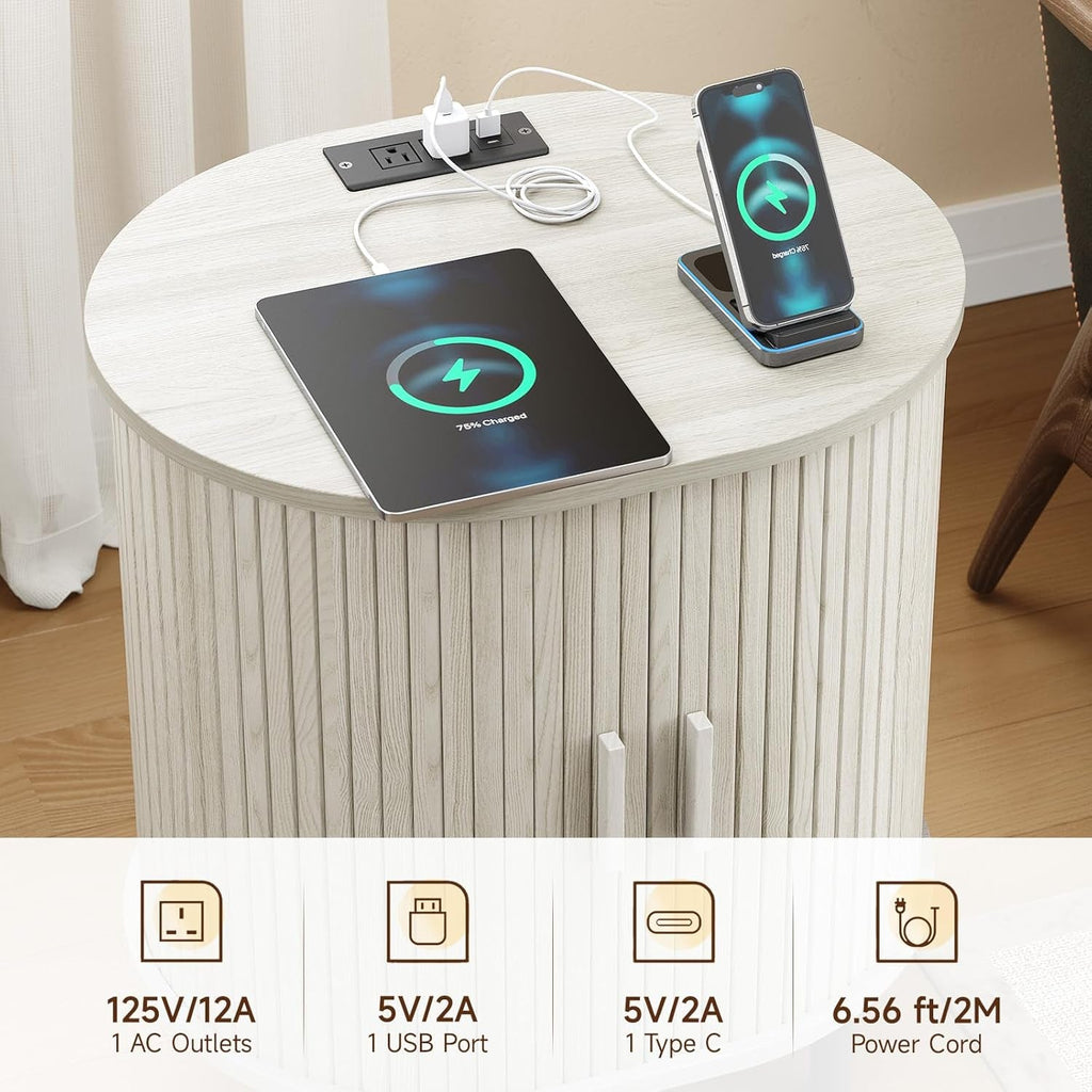 Nook Charging Station Side Table
