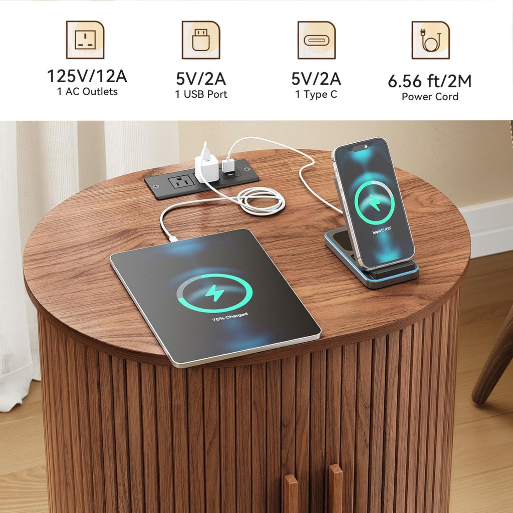 Nook Charging Station Side Table