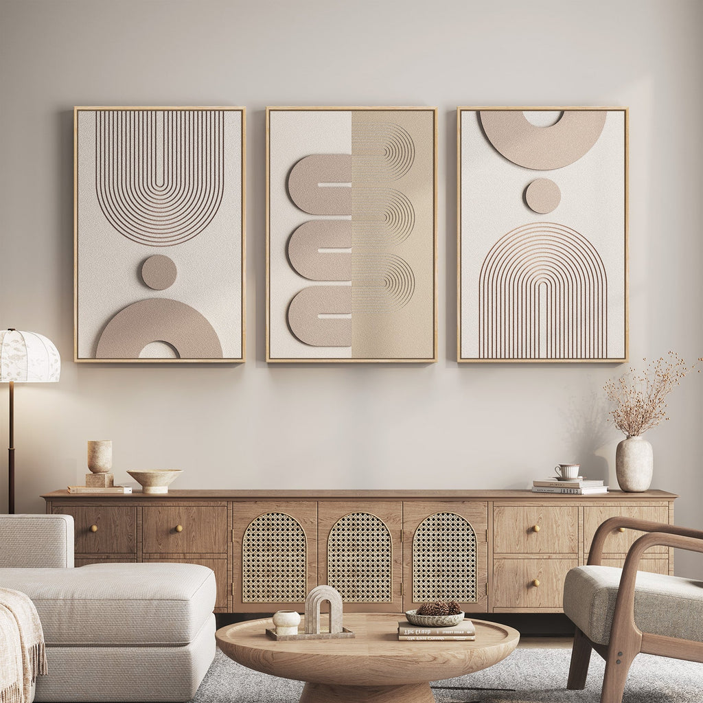 Sienna 3D Wall Art Trio