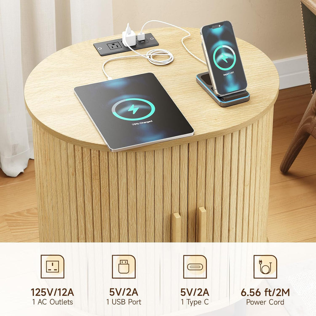 Nook Charging Station Side Table