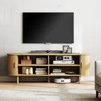 Marlow 63in Sliding Flutted Door TV Stand