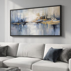 Azure Abstract Wall Art