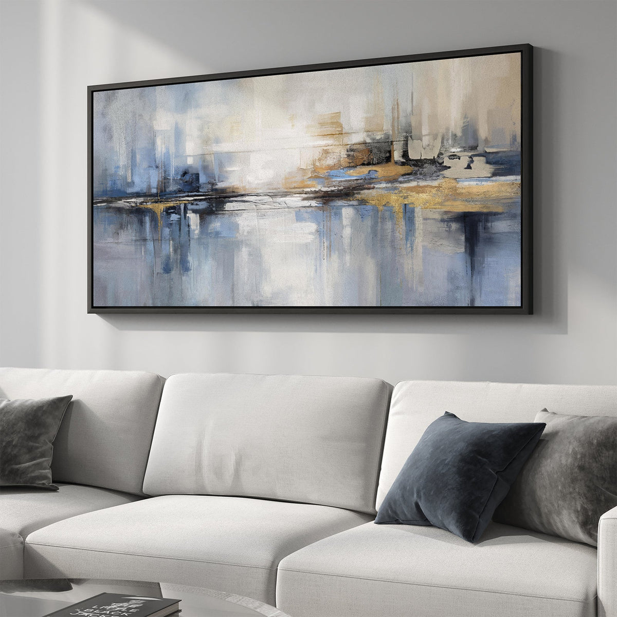 Azure Abstract Wall Art