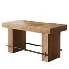 62.2" Industrial Counter Height Bar Table
