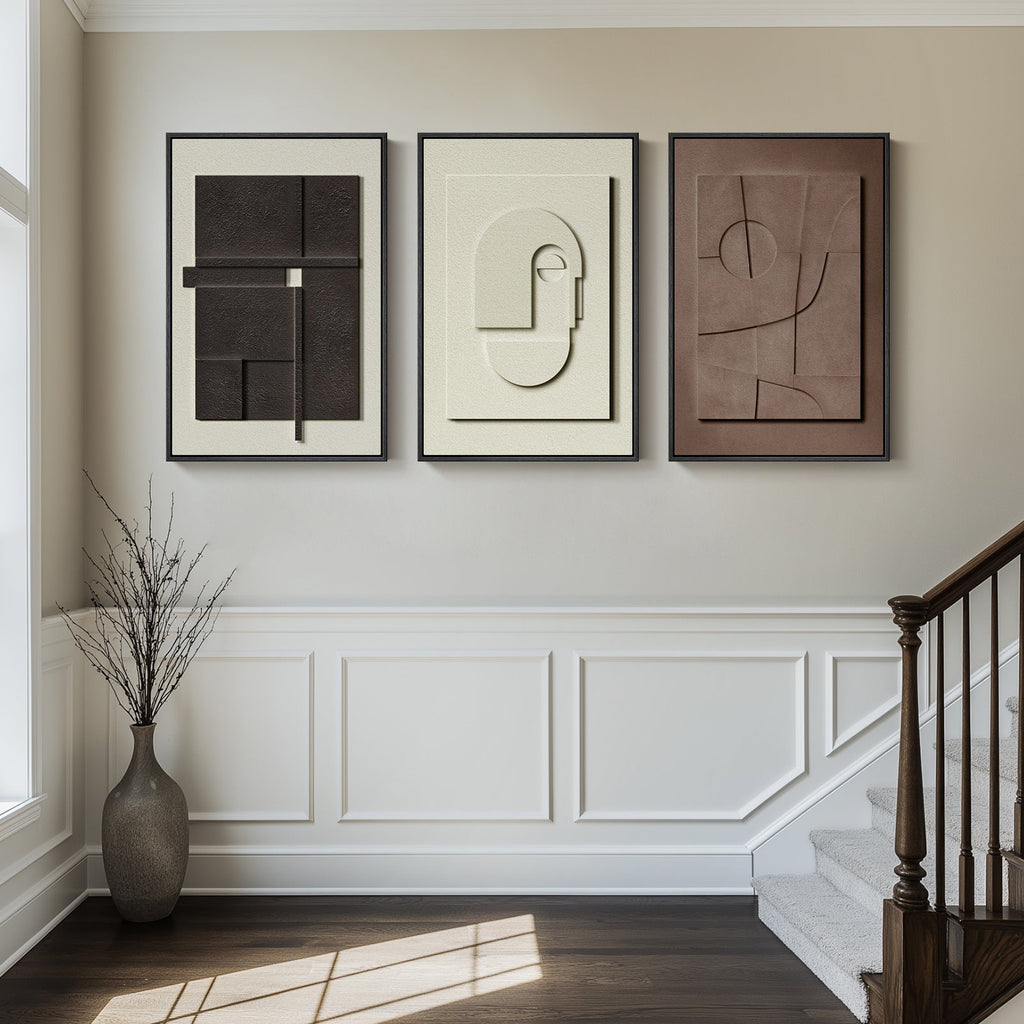 Monolith 3D Wall Art Trio