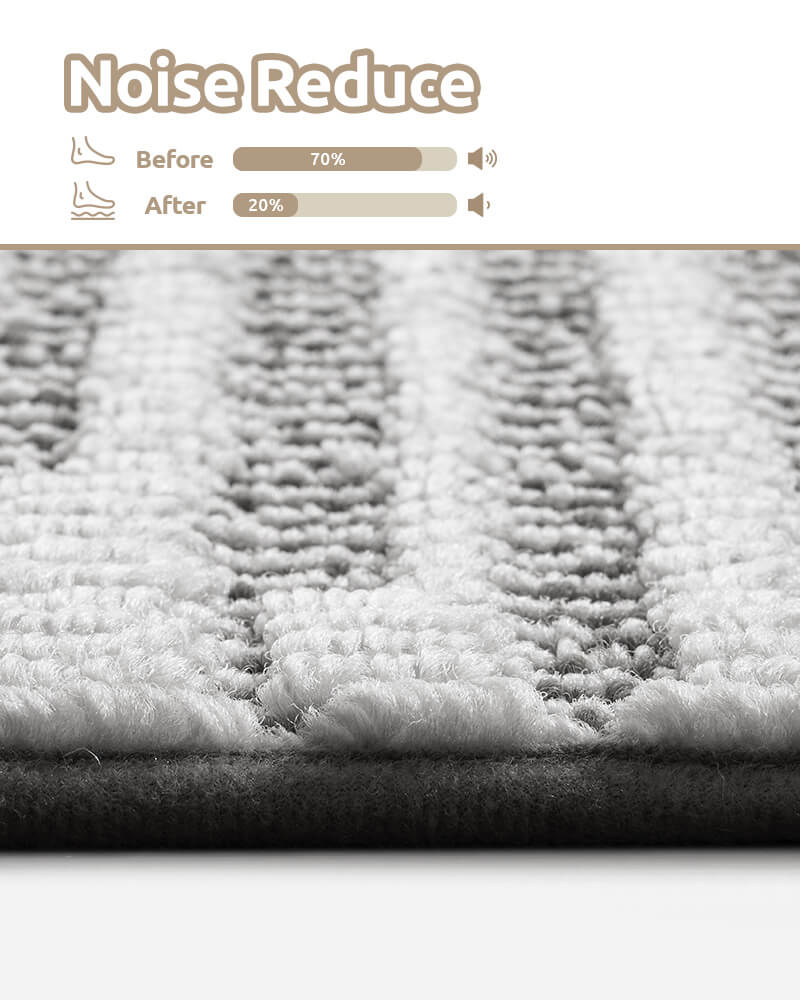 Ravellora Textured Stair Treads - Gray