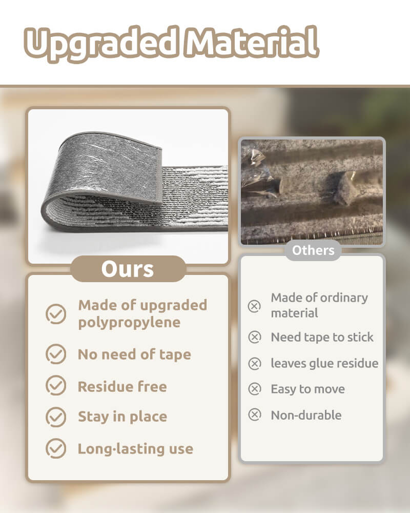 Ravellora Textured Stair Treads - Gray