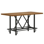 62.99" Farmhouse Counter Height Bar Table