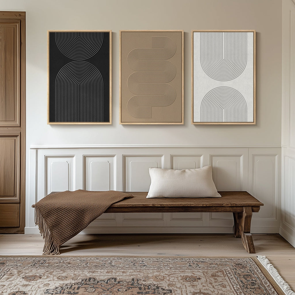 Boheme 3D Wall Art Trio