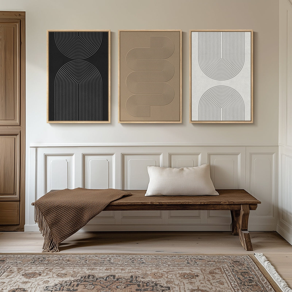 Boheme 3D Wall Art Trio