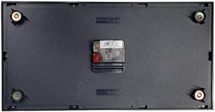Harlan Rectangular Black Double-Sided Wall Clock