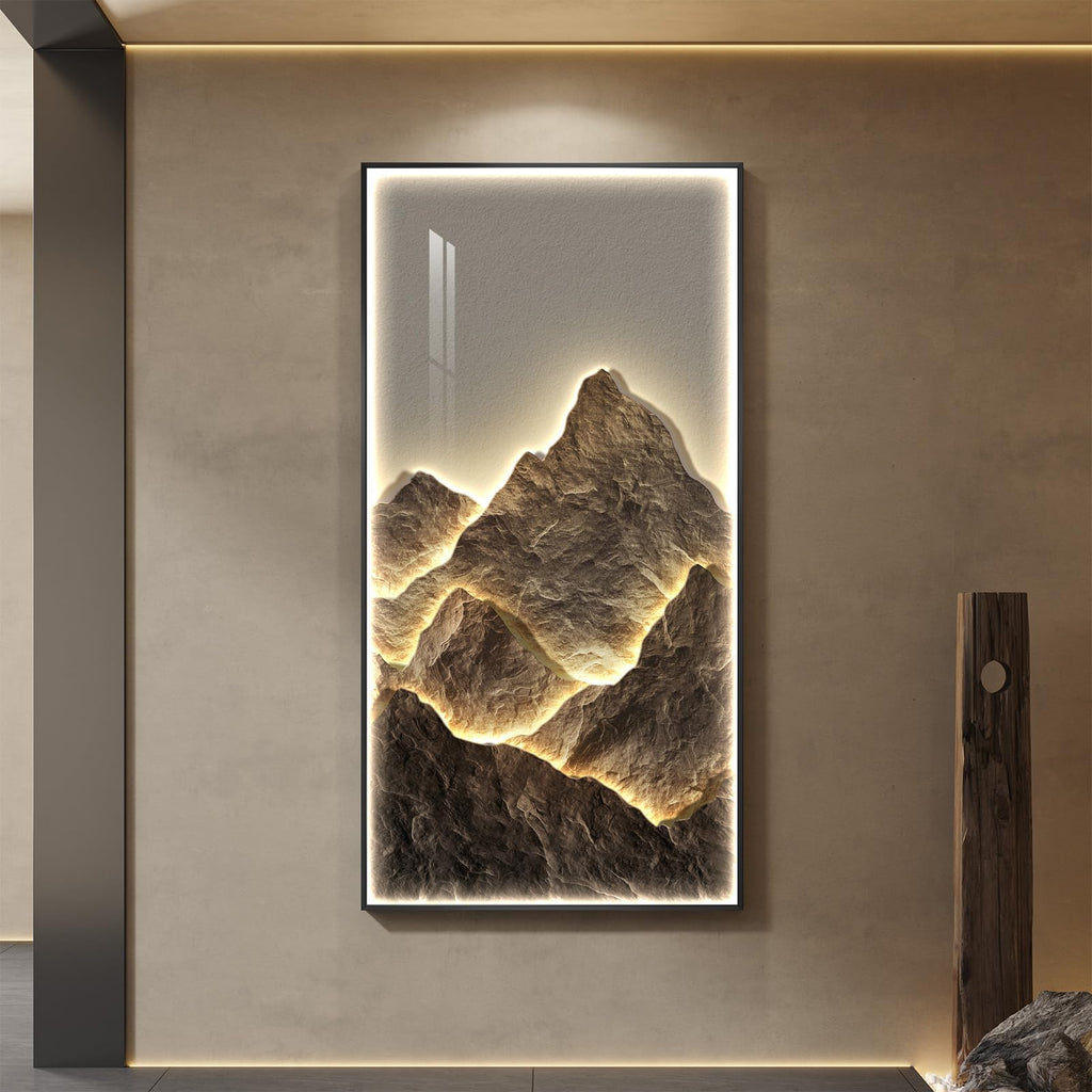 Summit LED Mountain Wall Art