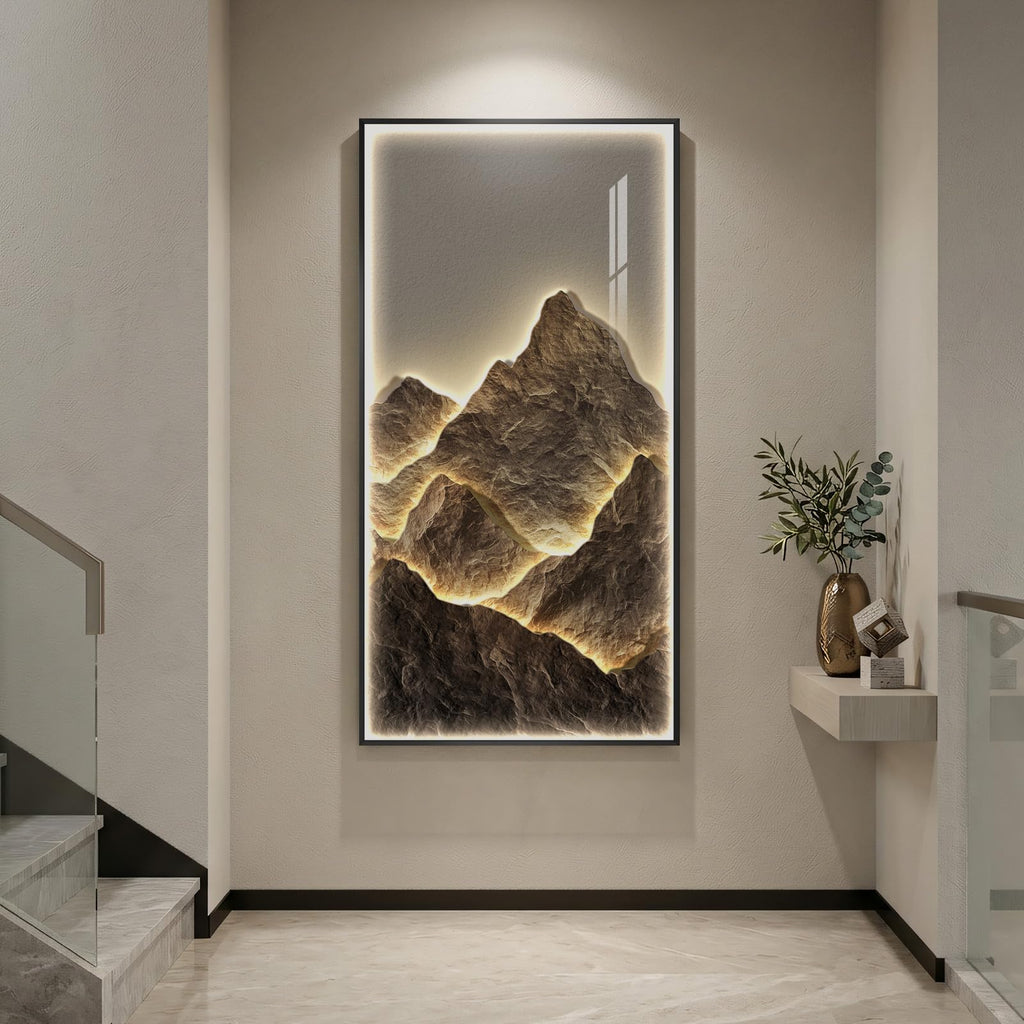 Summit LED Mountain Wall Art