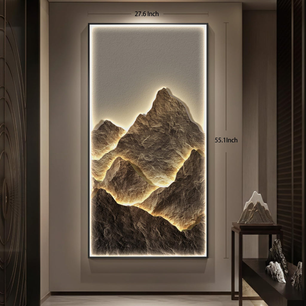 Summit LED Mountain Wall Art