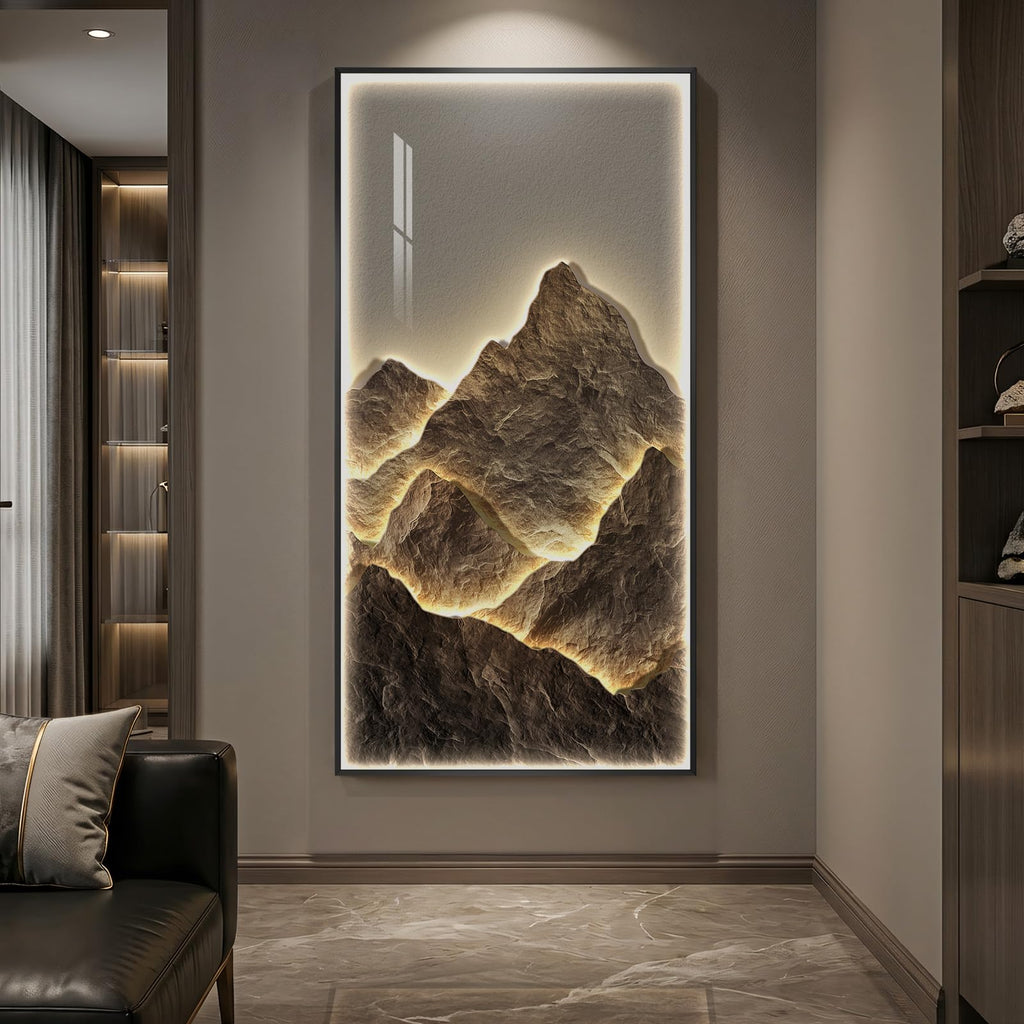 Summit LED Mountain Wall Art