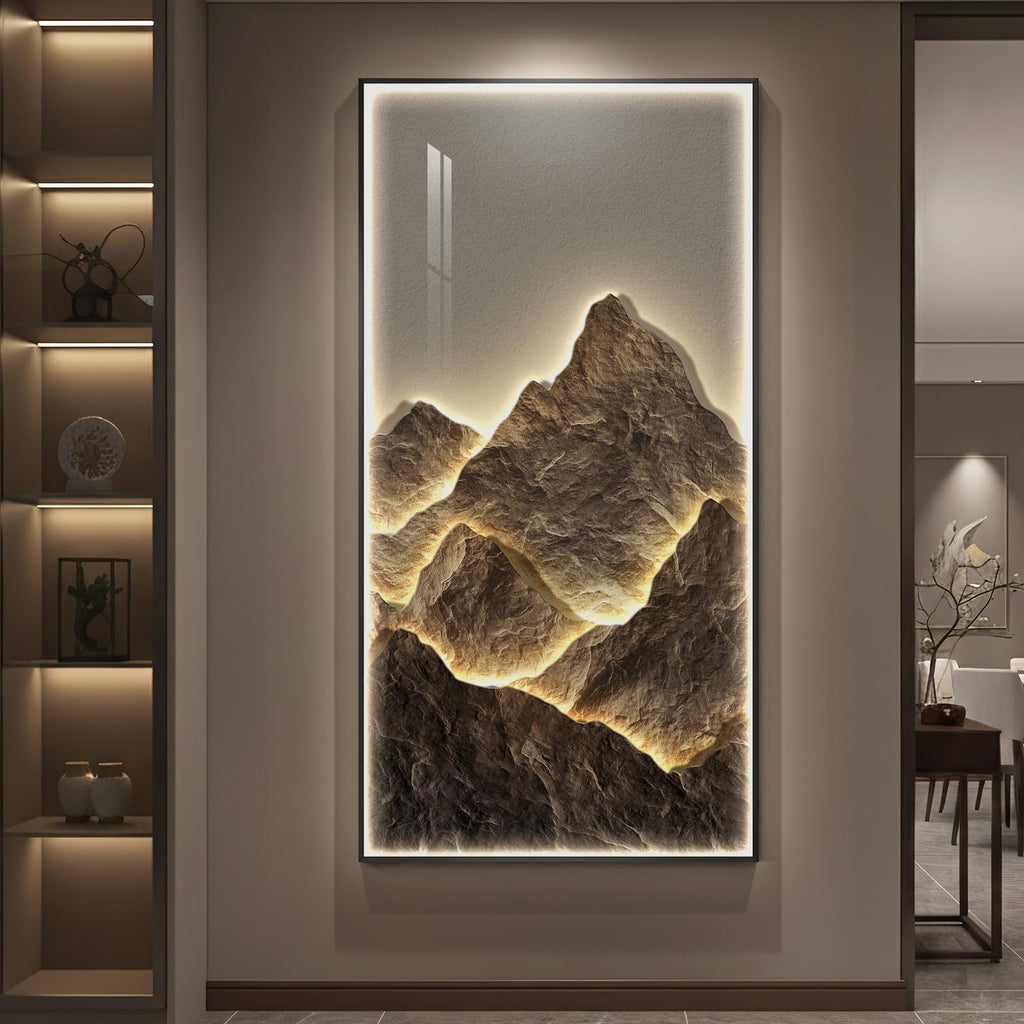 Summit LED Mountain Wall Art