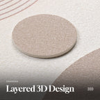 Sienna 3D Wall Art Trio
