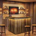 L-Shaped 4-Tier Corner Liquor Bar Table