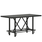 62.99" Farmhouse Counter Height Bar Table