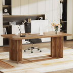 63" Farmhouse Executive Desk, Large Tabletop