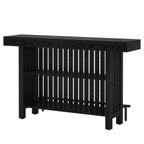 Modern 2-Tier Home Bar Unit with Footrest