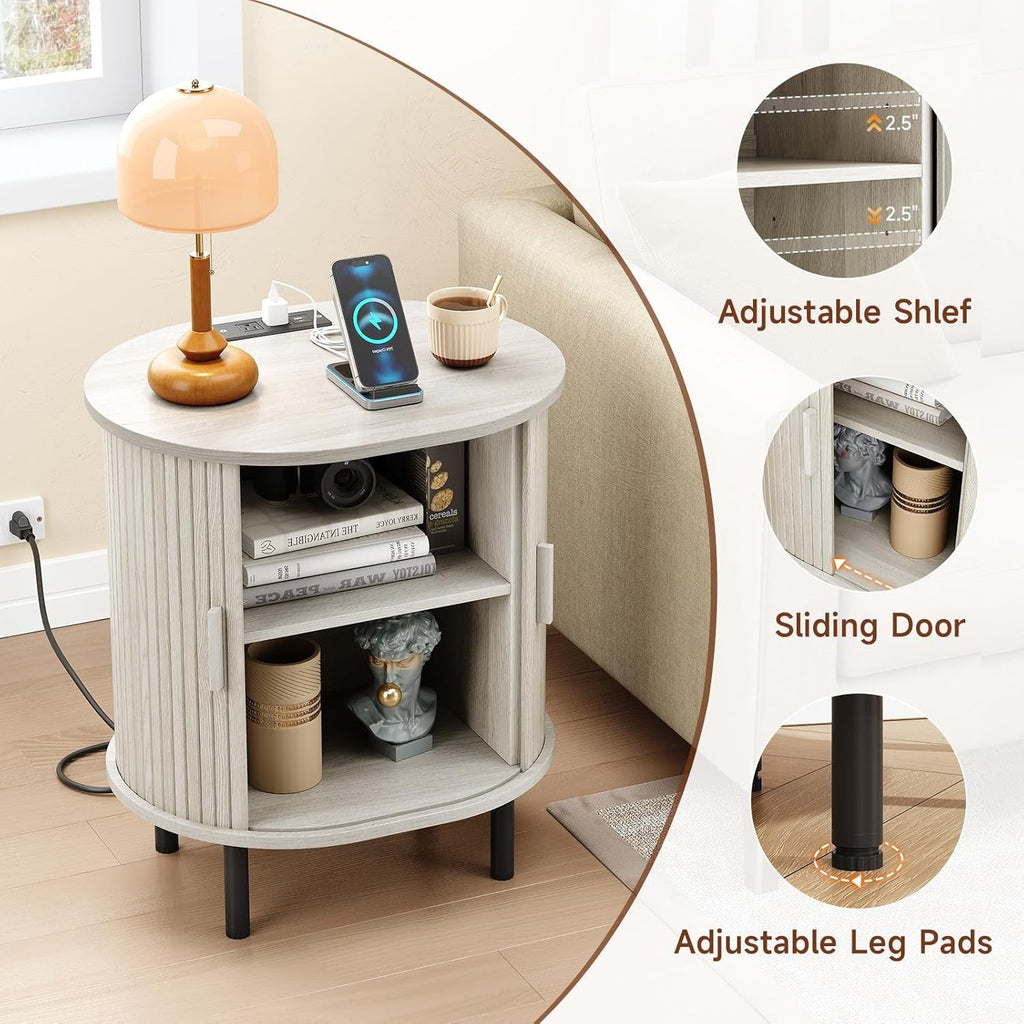 Nook Charging Station Side Table
