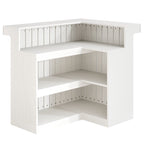 L-Shaped 4-Tier Corner Liquor Bar Table