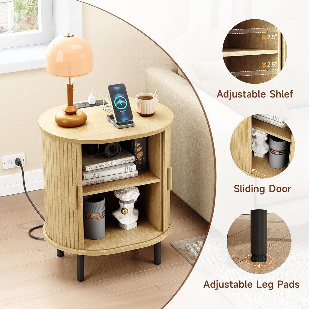 Nook Charging Station Side Table